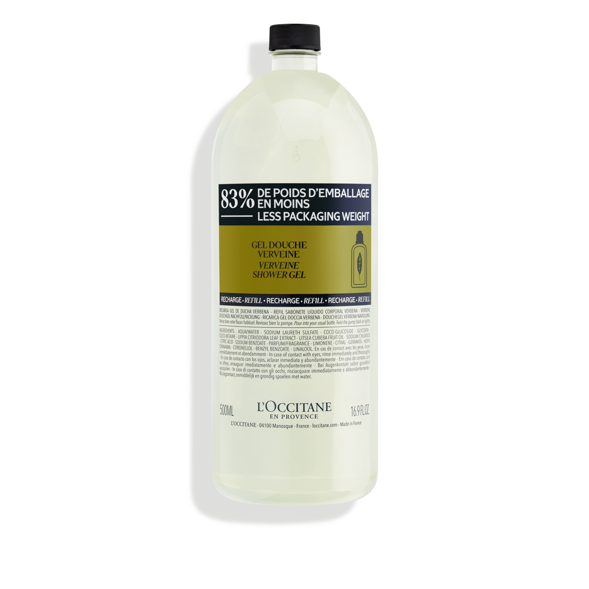 L'OCCITANE VERVEINE SHOWER GEL リフィル2個セット Verbena Shower Gel Eco-Refill | L'Occitane South Africa