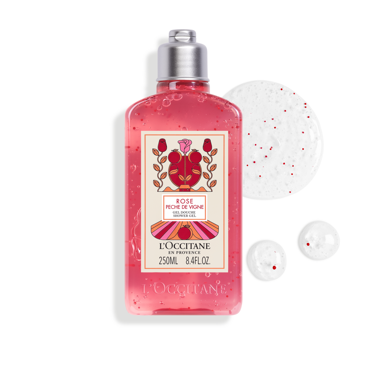 Rose Vine Peach Shower Gel 250ml