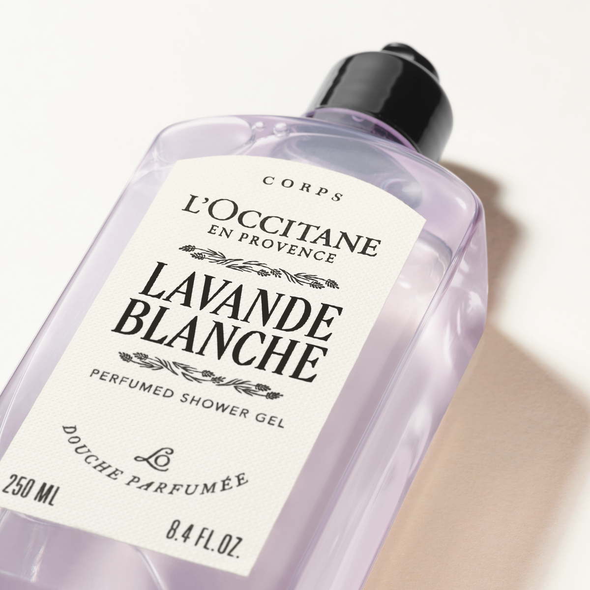 Lavande Blanche perfumed shower gel