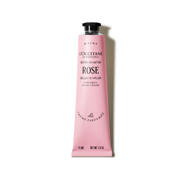 Rose perfumed hand cream