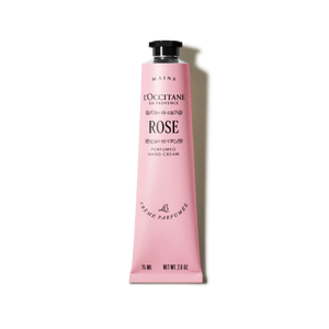 Rose perfumed hand cream